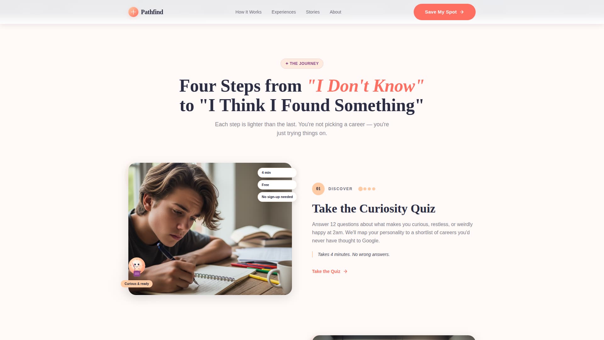 Teen & Tween Booking Website Template