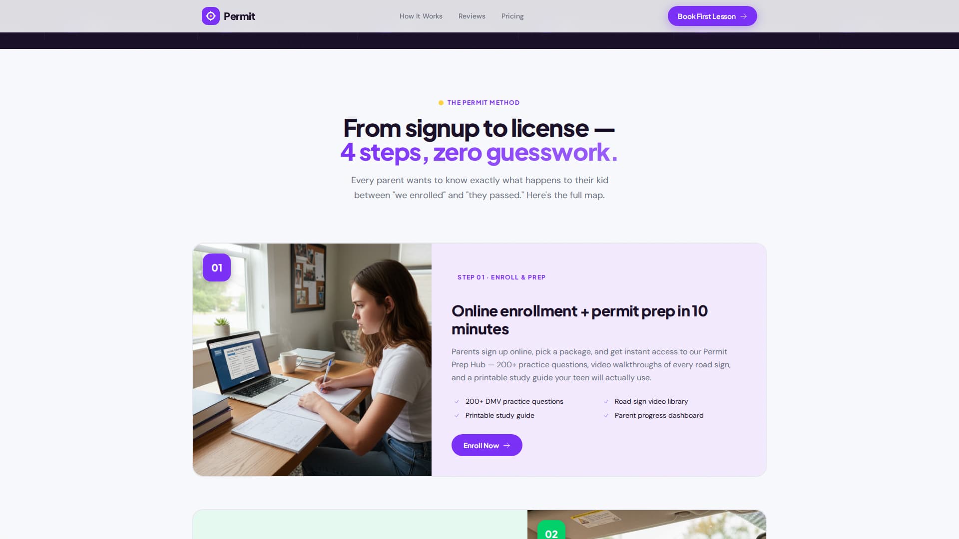 Teen & Tween Complete Booking Website Template