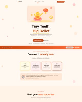 Baby & Nursery Product Specialist Professional Website Template