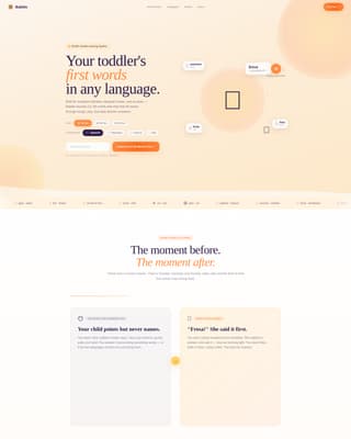 Toddler (1-3) Products & Advanced Professional Website Template