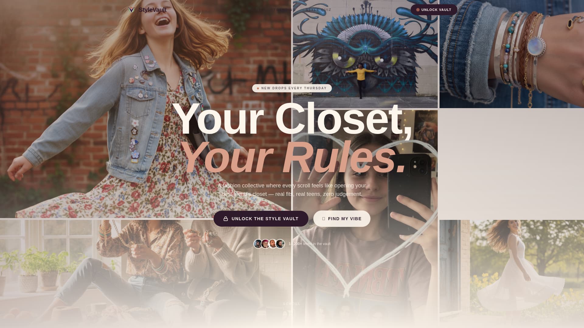 Kids Clothing Brand Professional Website Template