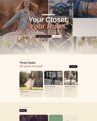 Kids Clothing Brand Professional Website Template