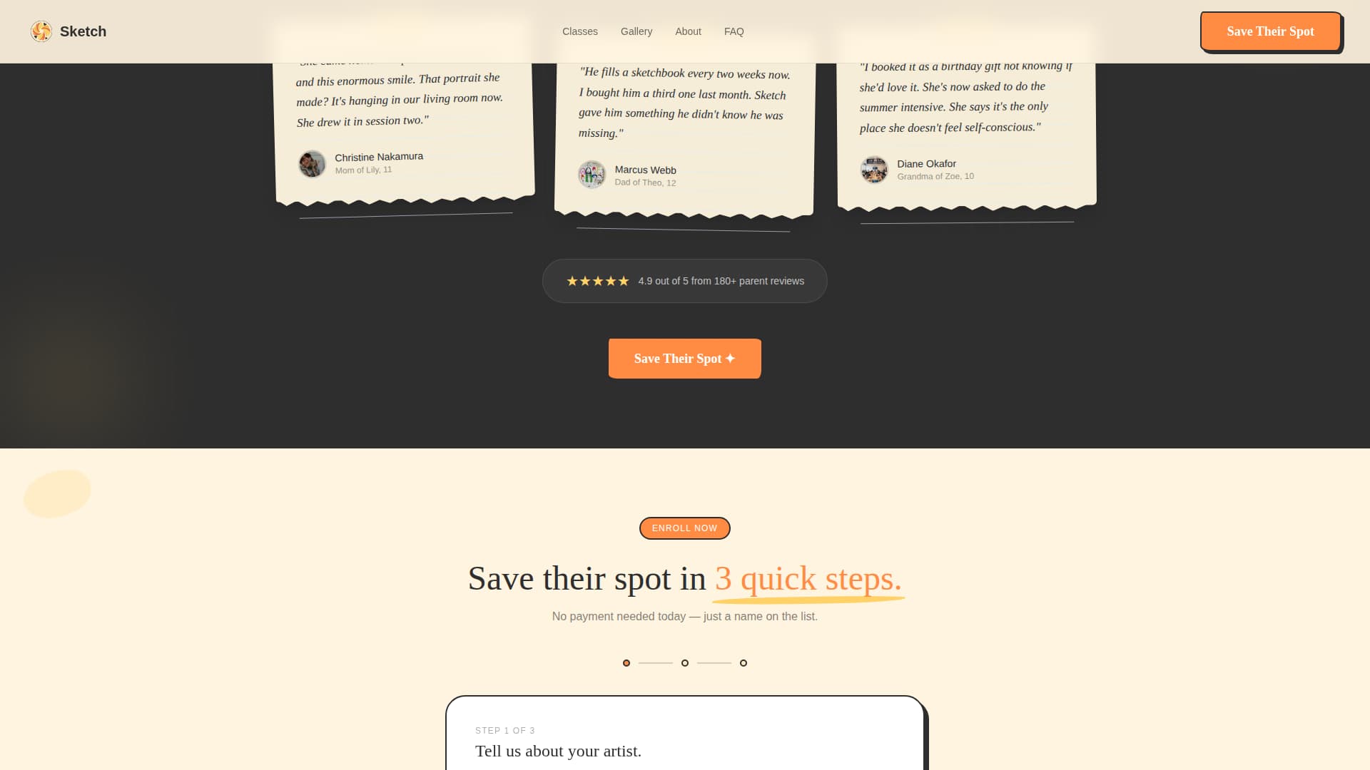 Tween (10-13) Products & Reviews Website Template