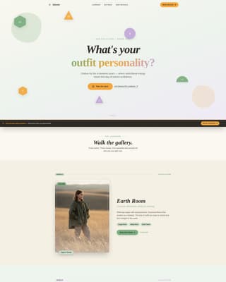 Tween (10-13) Products & Booking Website Template