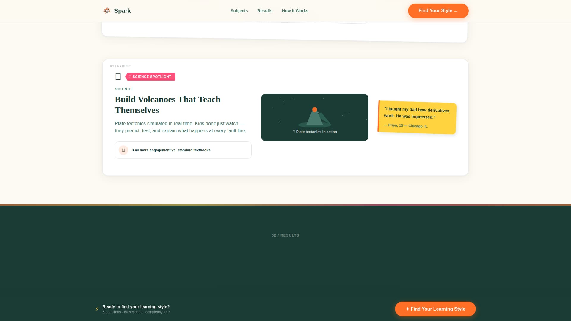 Tween (10-13) Products & Portfolio Website Template