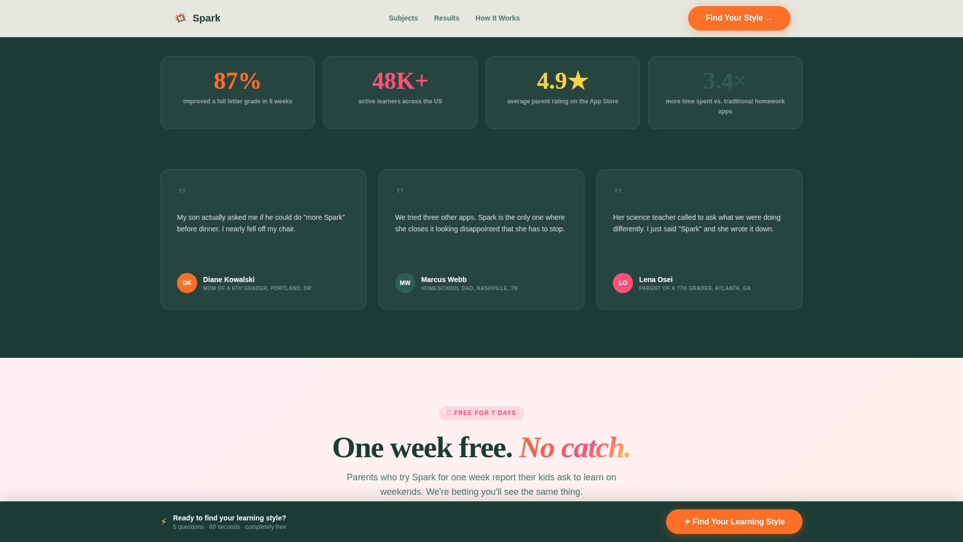 Tween (10-13) Products & Portfolio Website Template