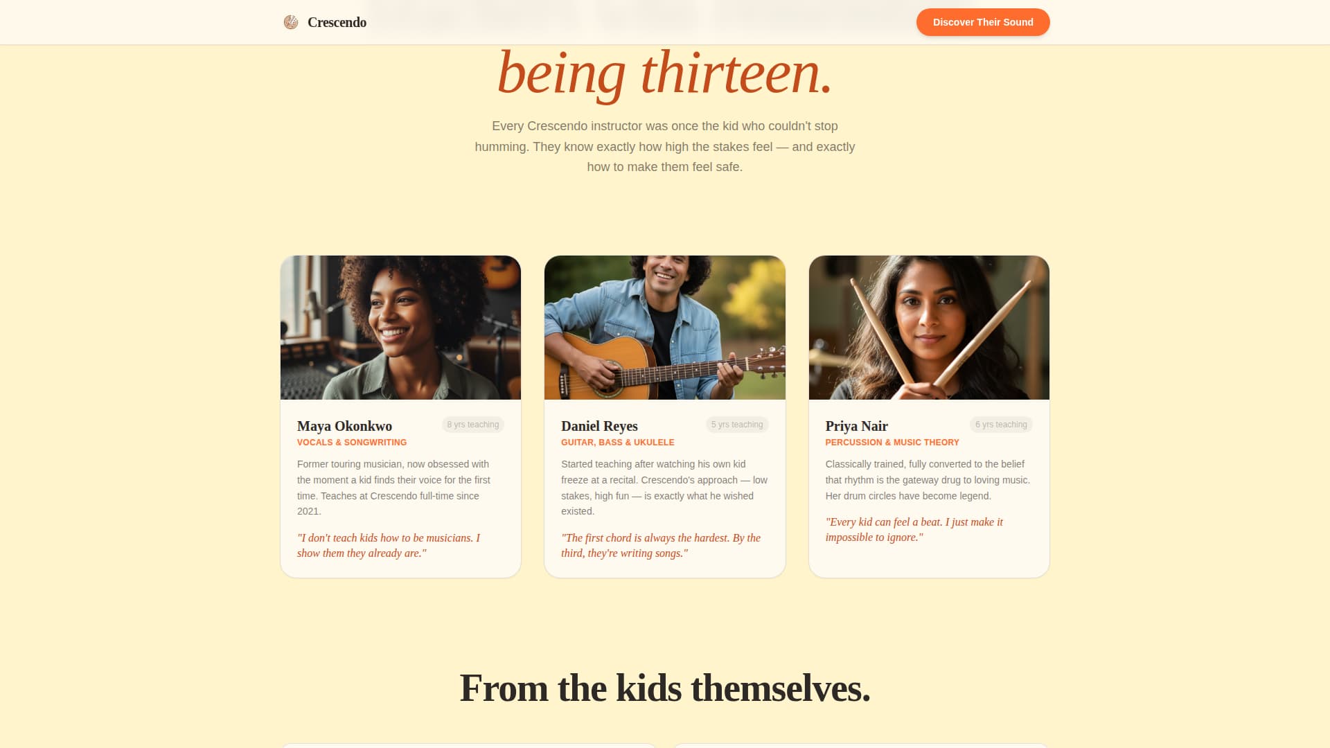 Tween (10-13) Products & Specialist Professional Website Template