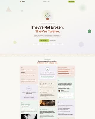 Tween (10-13) Products & Professional Website Template