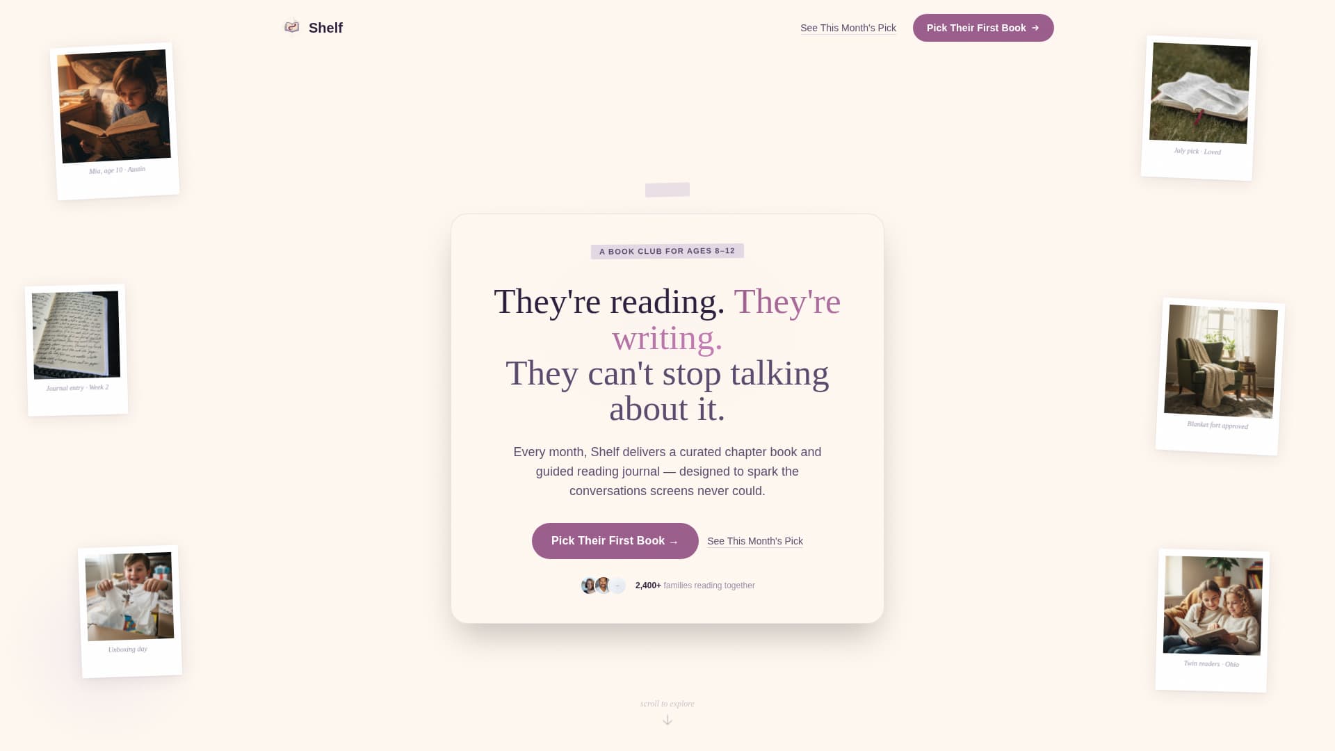 Teen & Tween Advanced Booking Website Template