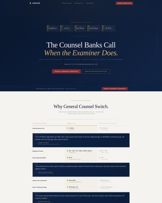 Statute - Authoritative Banking Landing Page Template