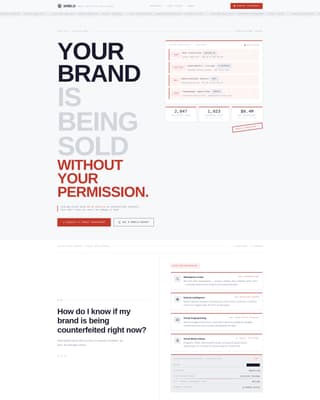 Shield - Authoritative Brandprotection Landing Page Template