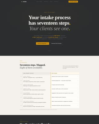 Intake - Editorial Compliance Landing Page Template