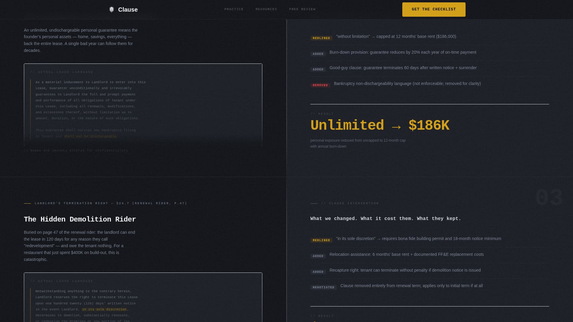 Clause - Trusted Lease Landing Page Template