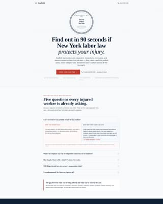 Scaffold - Trusted Constructionaccident Landing Page Template