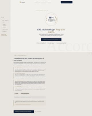 Accord - Trusted Mediation Landing Page Template