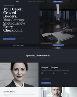 Petition - Authoritative Immigration Landing Page Template