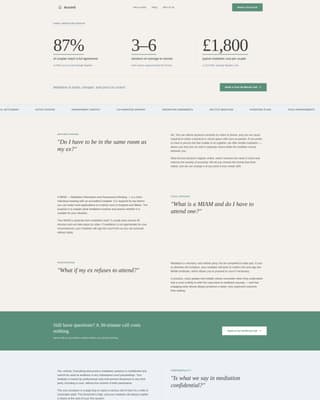 Accord - Trusted Familymediation Landing Page Template