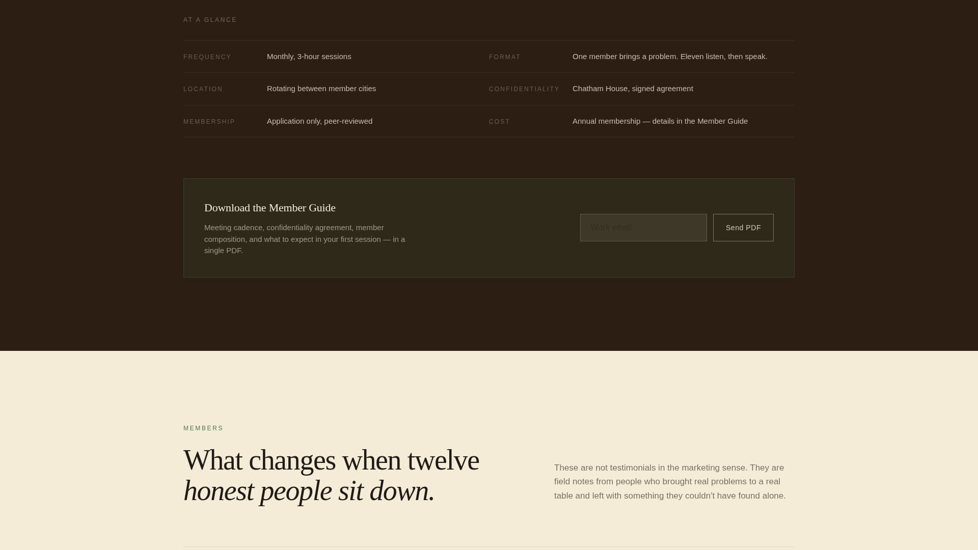 Convene - Curated Uxdesigners Landing Page Template