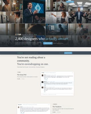 Convene - Trusted UX Designers Landing Page Template