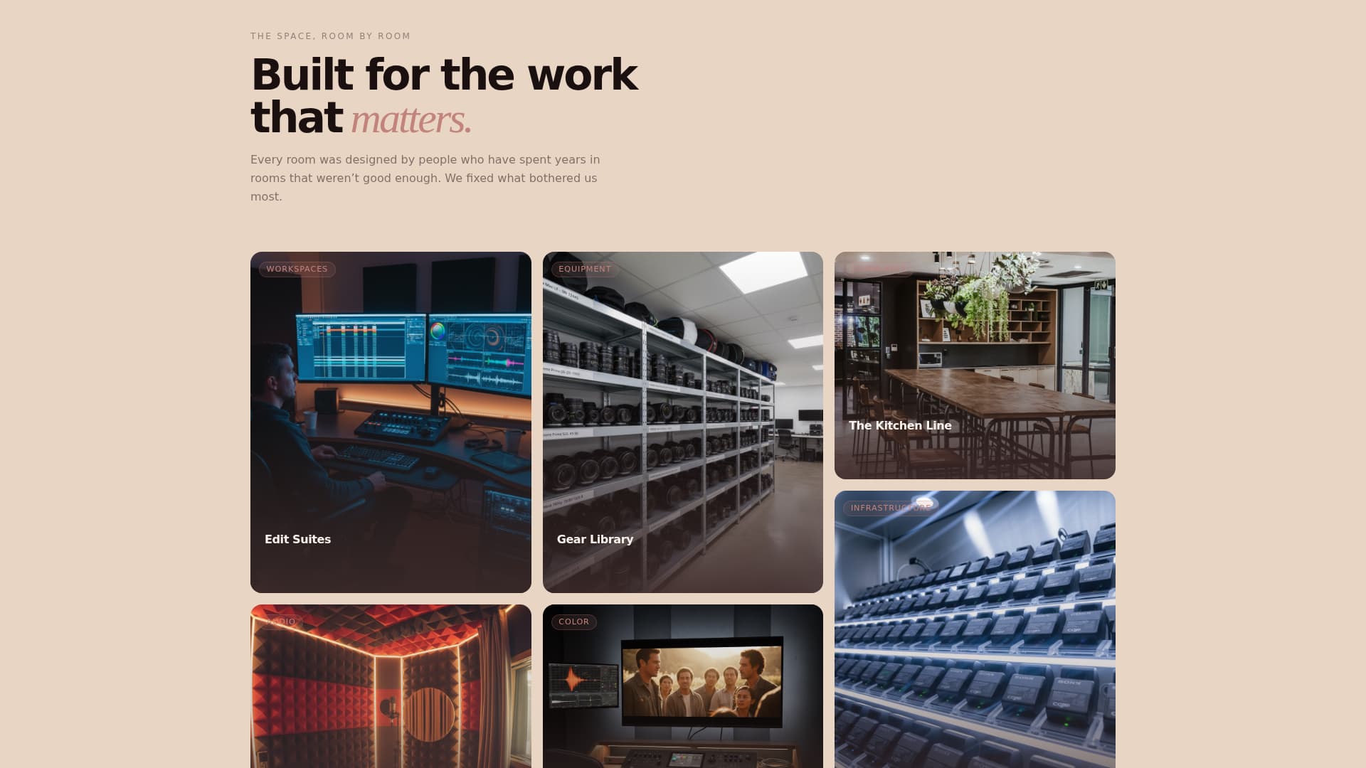 Dailies - Cinematic Filmmaker Landing Page Template