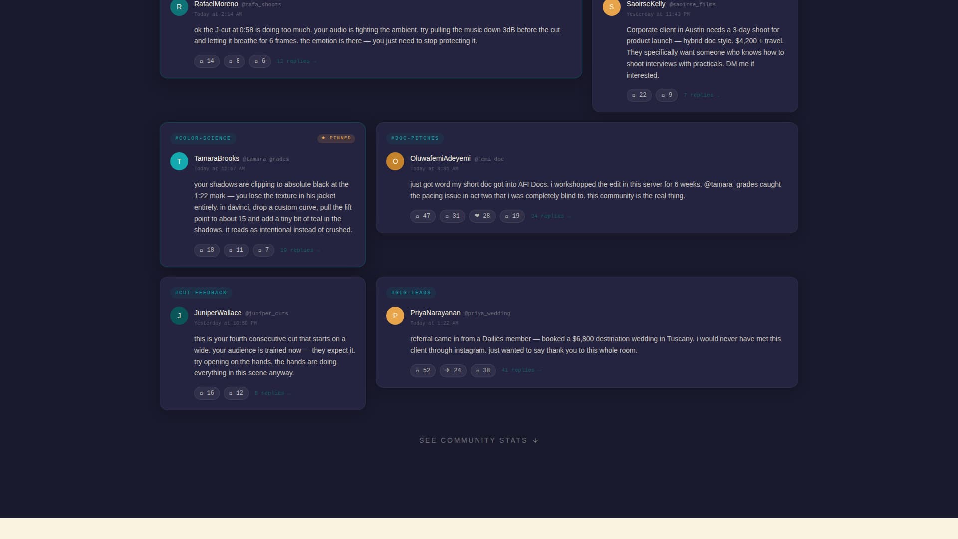 Dailies - Vibrant Filmmaker Landing Page Template