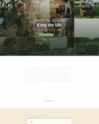 Reel - Heartfelt Filmmakers Landing Page Template