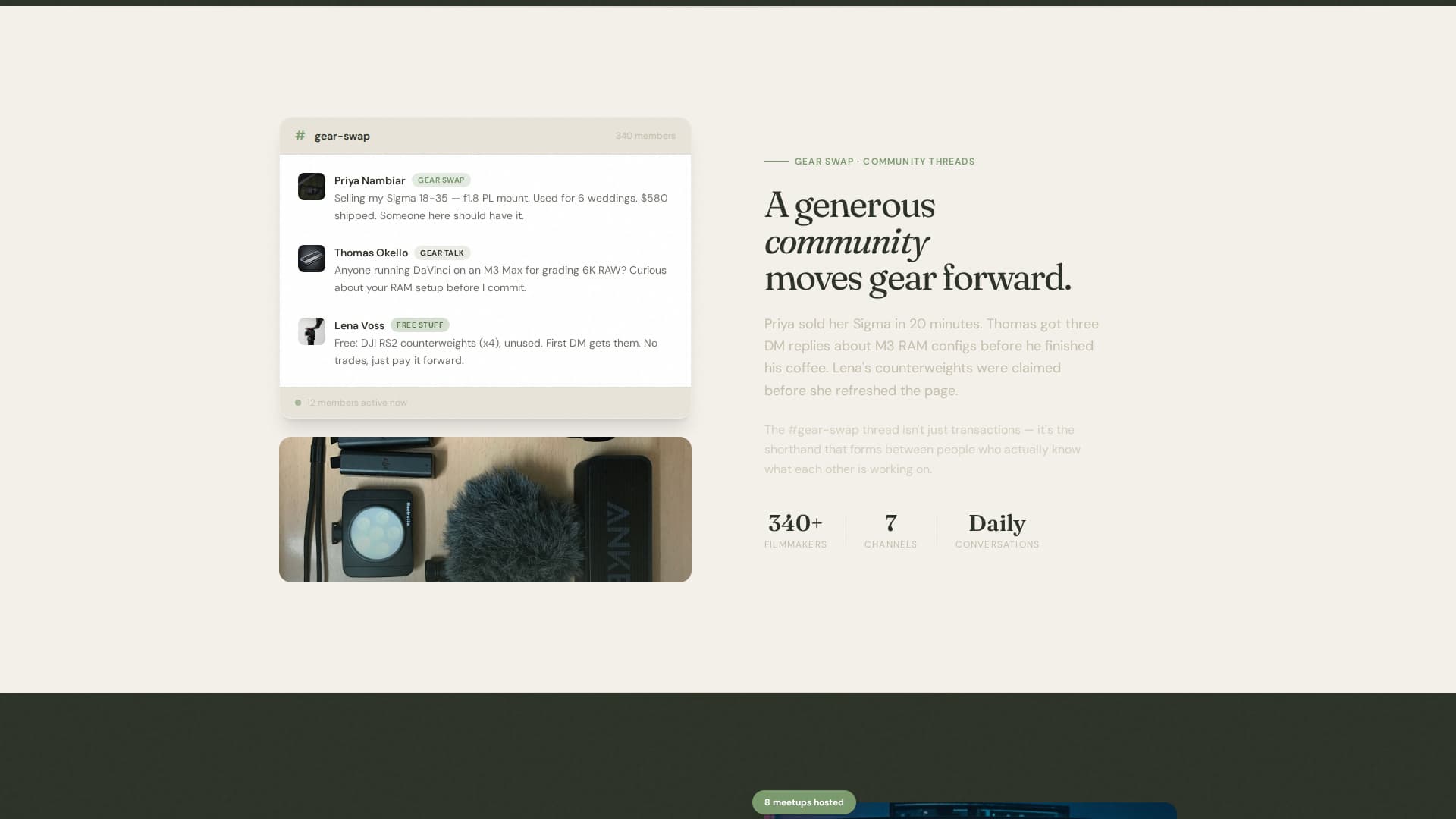 Dailies - Natureinspired Videographer Landing Page Template