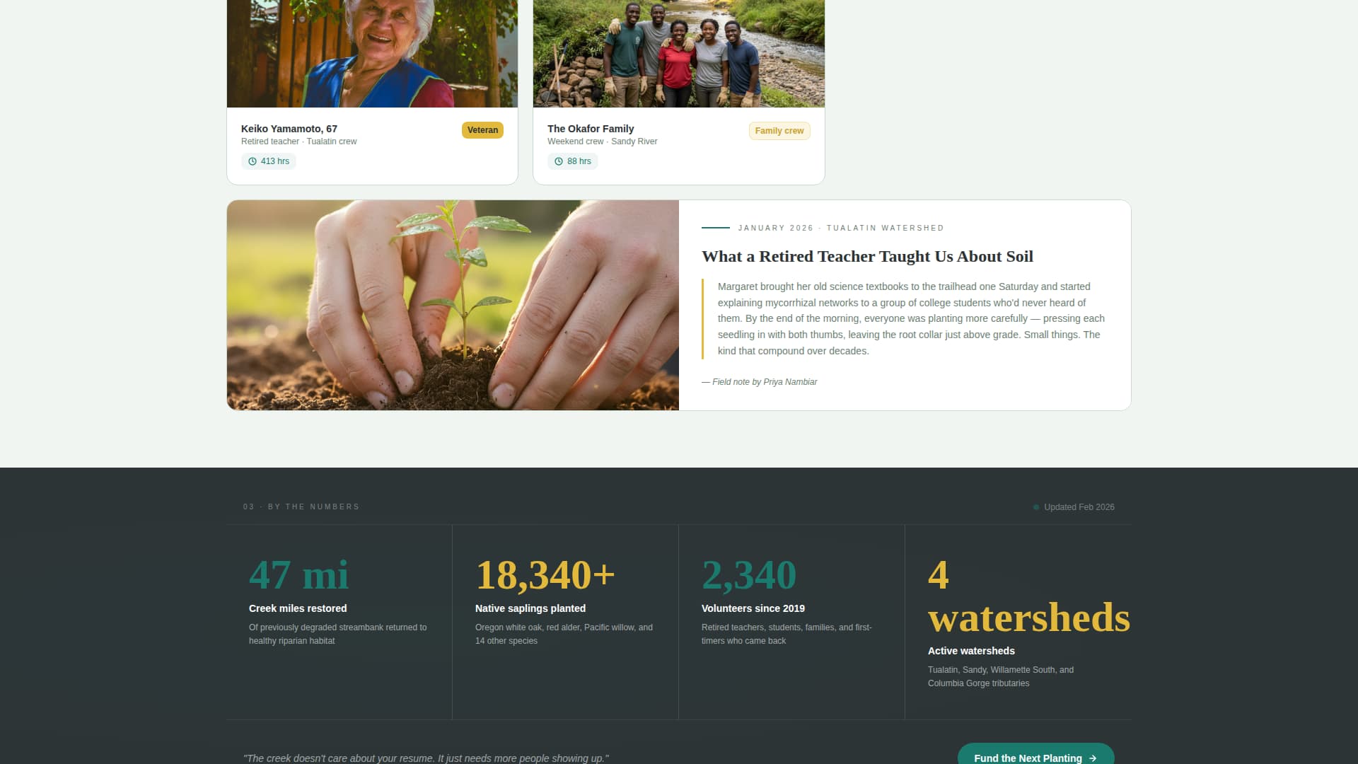 Gather - Impactful Volunteer Landing Page Template