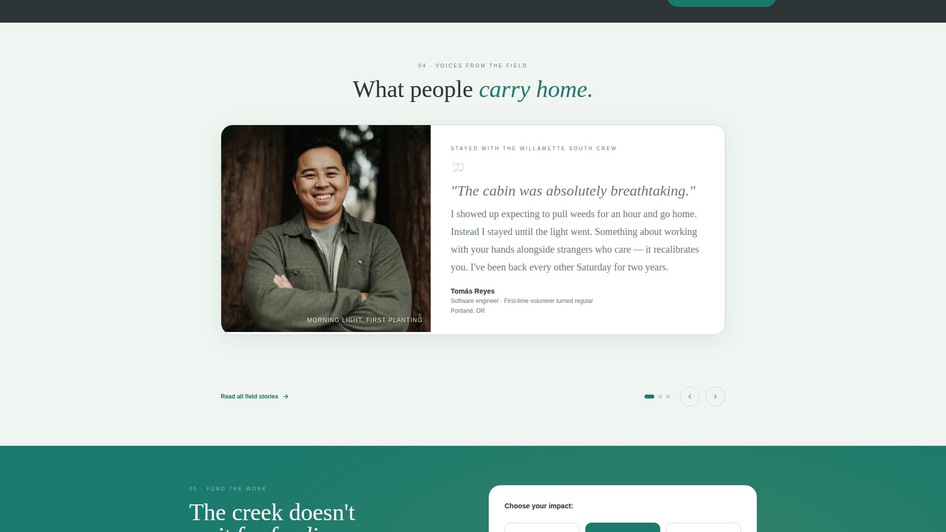 Gather - Impactful Volunteer Landing Page Template