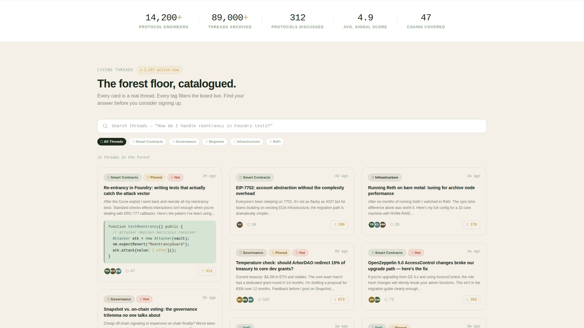 Devforest - Thriving Web3developers Landing Page Template