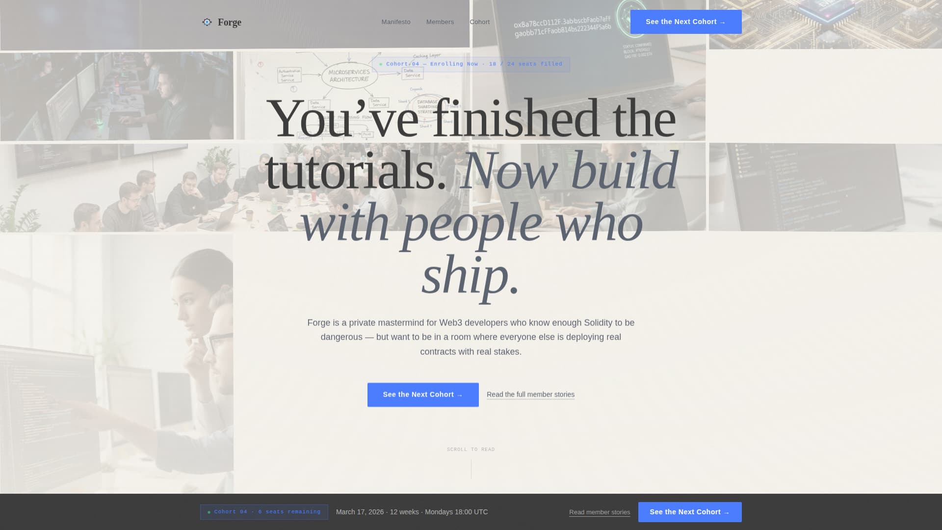 Forge - Powerful Web3 Developers Landing Page Template