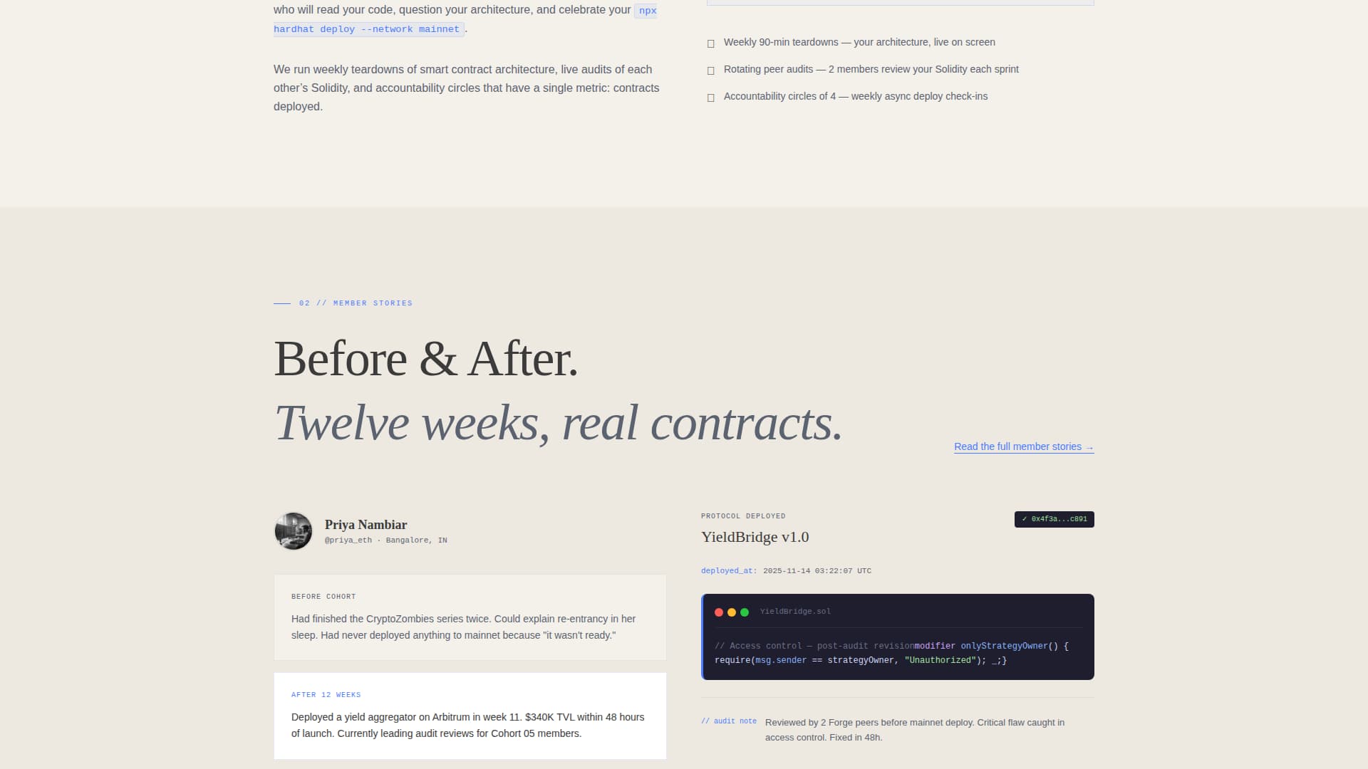 Forge - Powerful Web3 Developers Landing Page Template