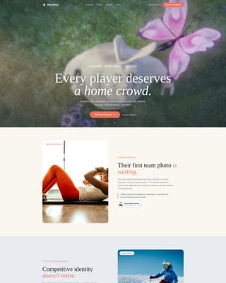 Wheelsup - Heartfelt Wheelchairsports Landing Page Template