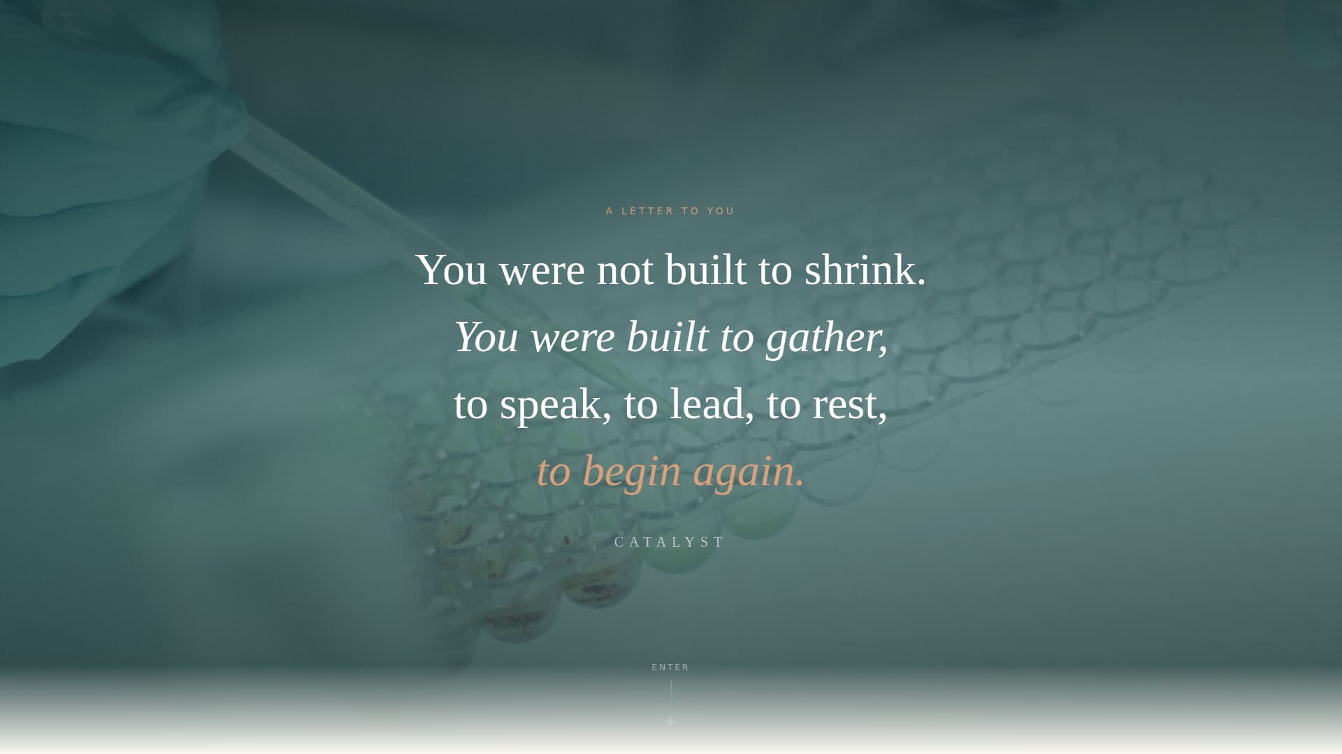 Catalyst - Empowering Womenscircle Landing Page Template