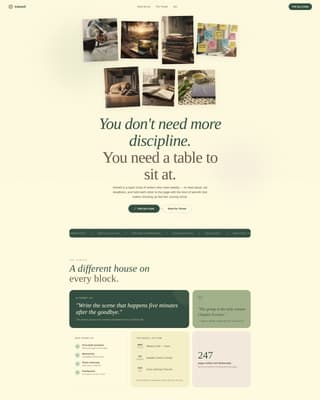 Inkwell - Nurturing Writers Landing Page Template