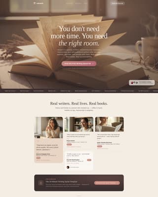 Inkwell - Inspiring Authors Landing Page Template