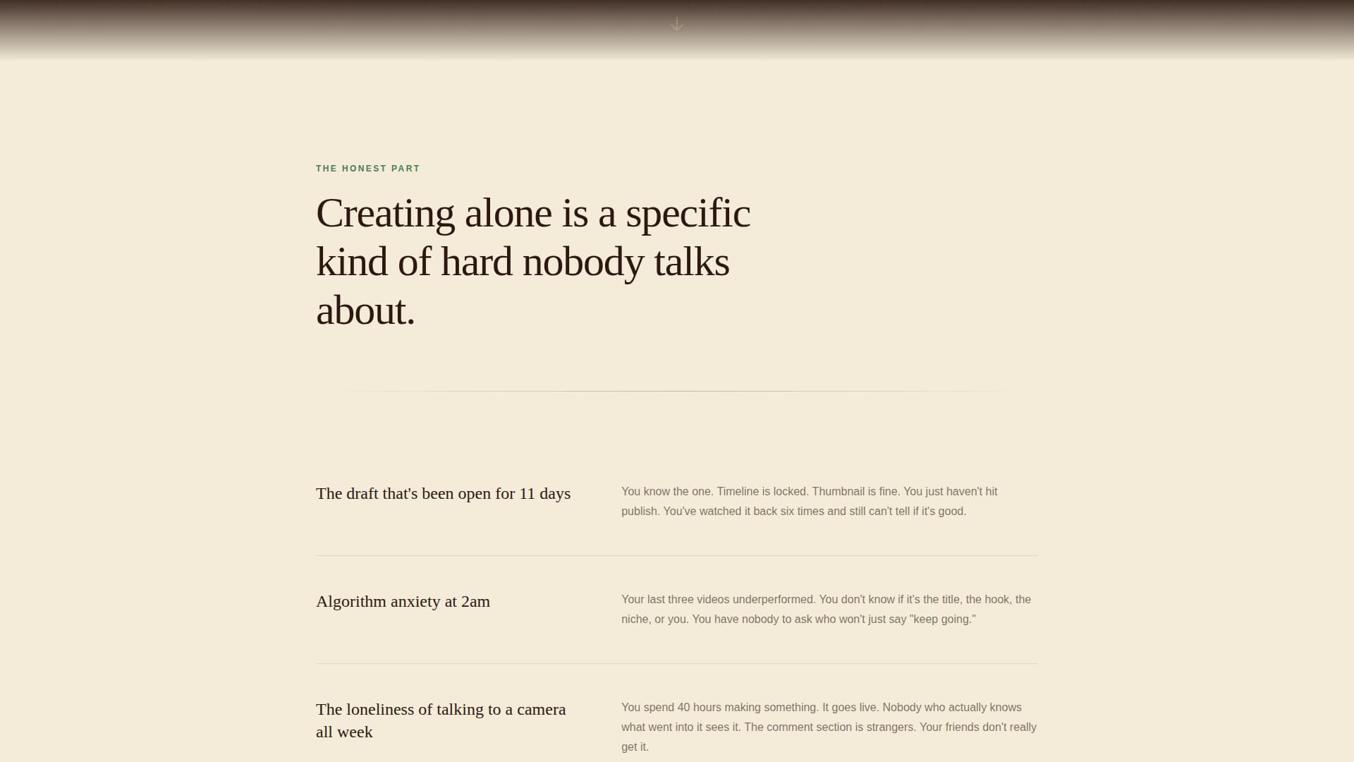 Gather - Accountability Youtuber Landing Page Template