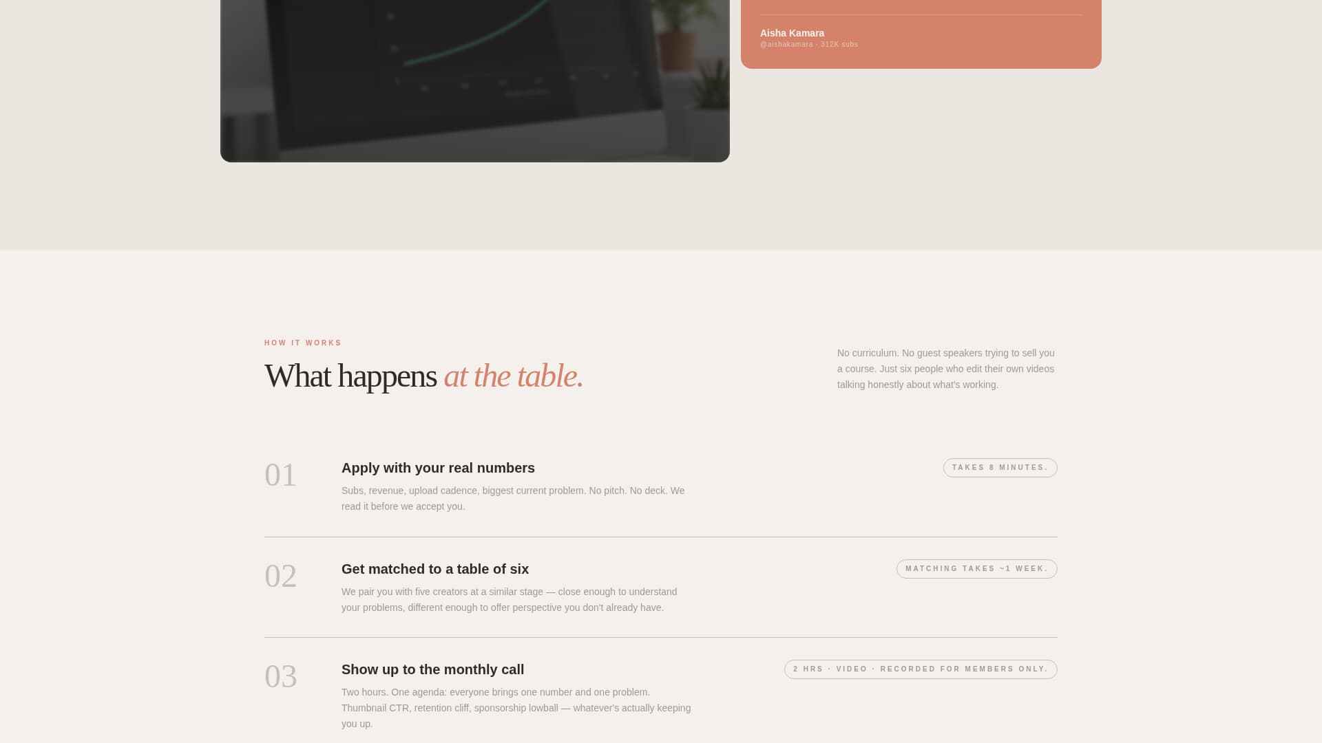 Collab - Transformative Youtubers Landing Page Template
