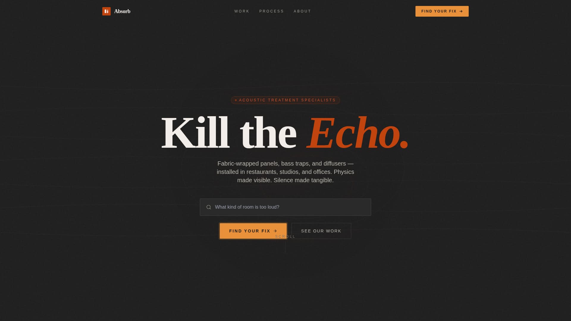 Absorb - Guaranteed Acousticinstallation Landing Page Template