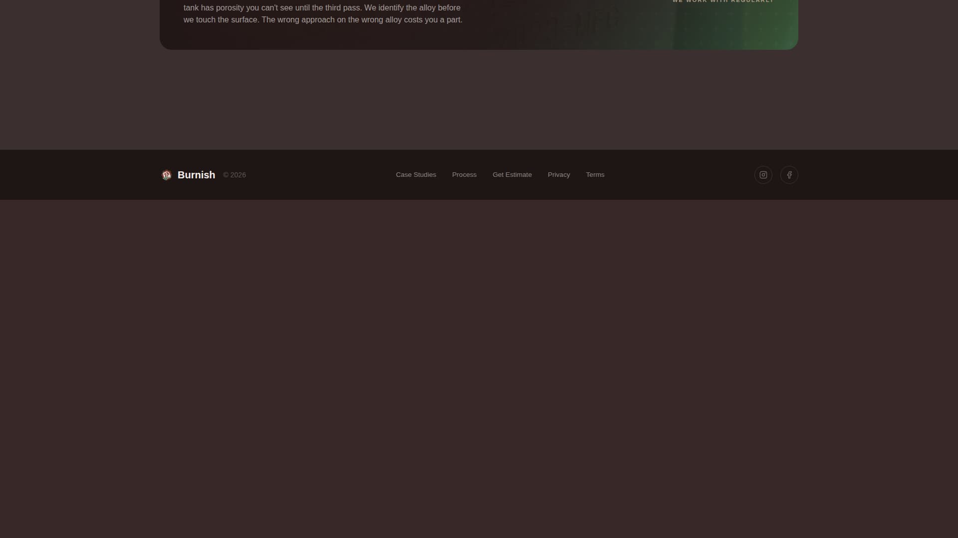 Aluminum Products & Portfolio Website Template