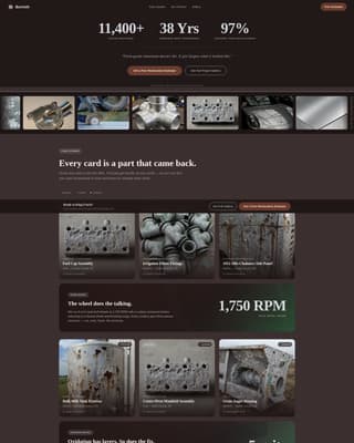 Aluminum Products & Portfolio Website Template