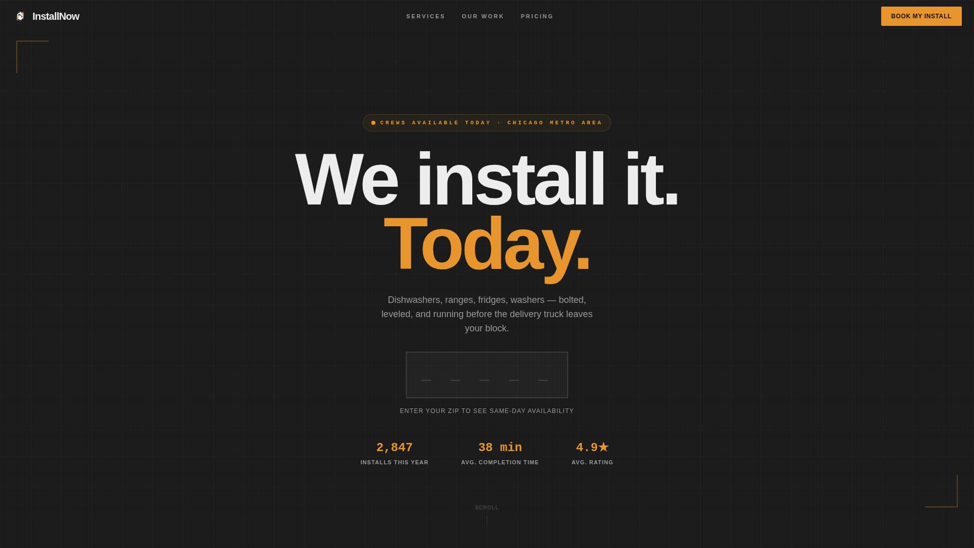 Appliance Repair & Booking Website Template