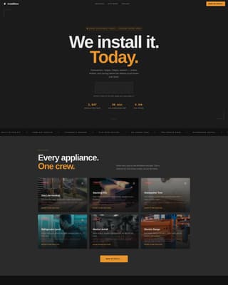 Appliance Repair & Booking Website Template
