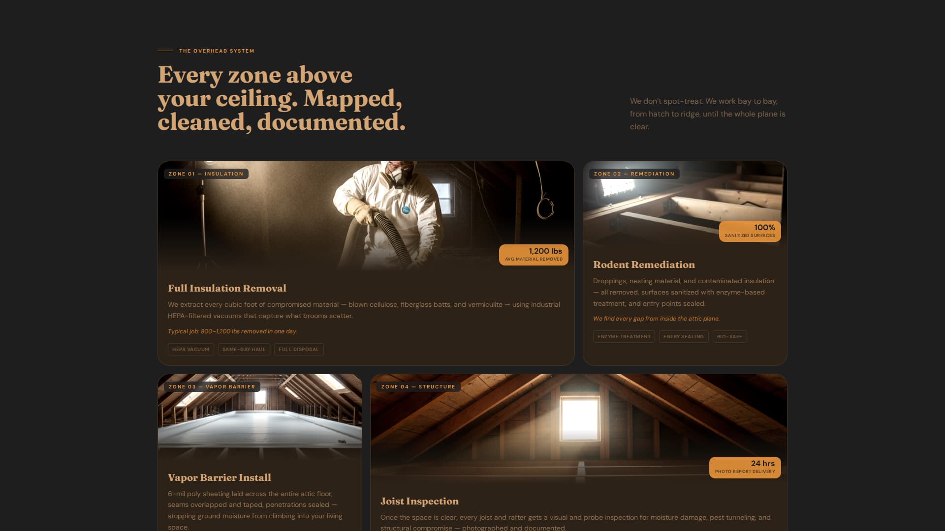 Attic Renovation Booking Website Template