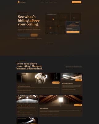 Attic Renovation Booking Website Template