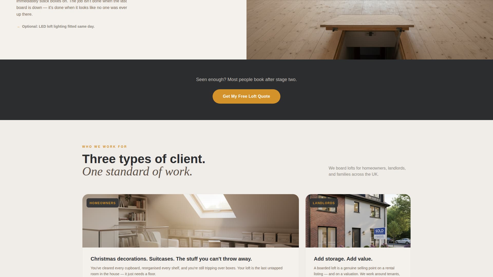 Attic Renovation Professional Website Template