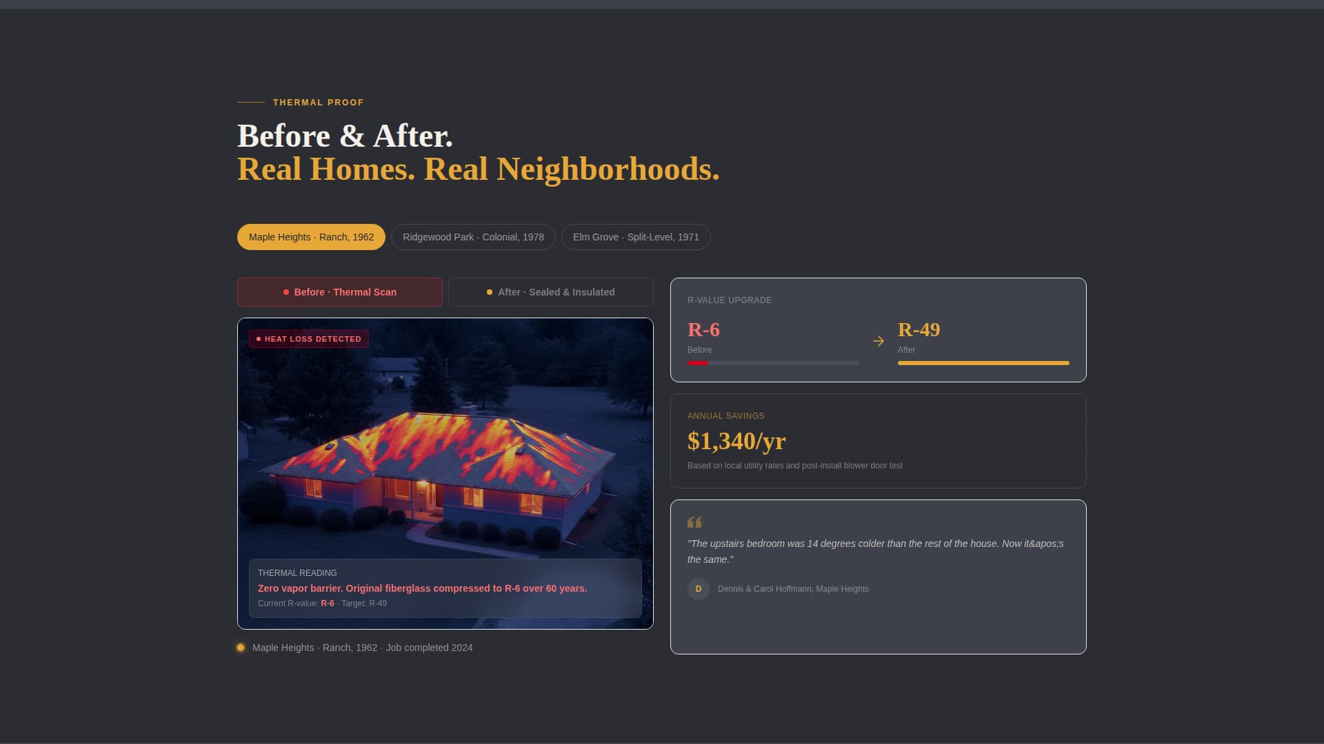 Insulation & Weatherproofing Booking Website Template