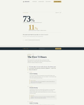 Advocate - Authoritative Juveniledefense Landing Page Template