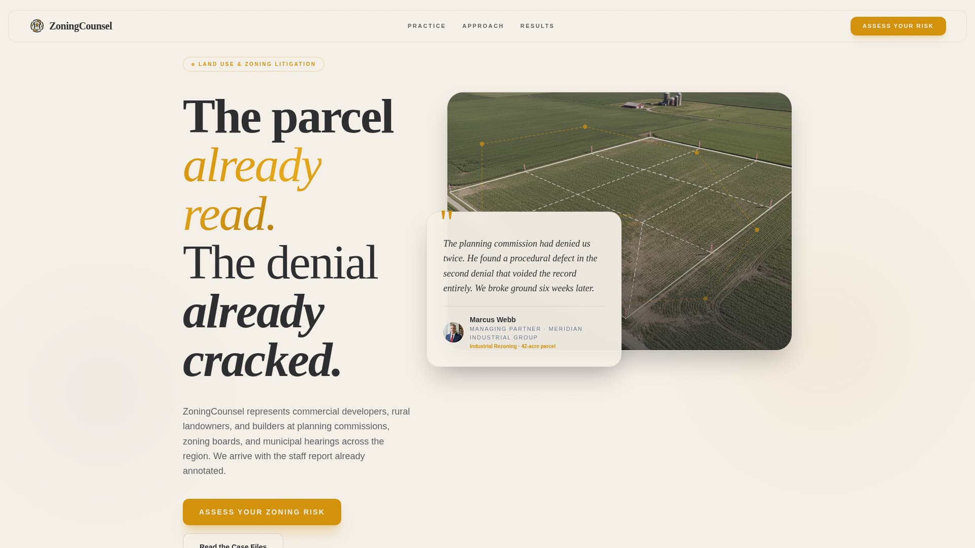 Plat - Authoritative Zoning Landing Page Template