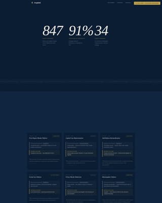 Acquittal - Authoritative Homicidedefense Landing Page Template